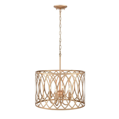 Millennium Lighting Arelyn 4Lt Pendant, Painted Modern Gold - 4214-PMG