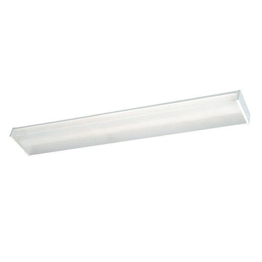 RP Lighting 4ft LED Pris. Wrap 35W, 4K EM, White - 4217WH-EM