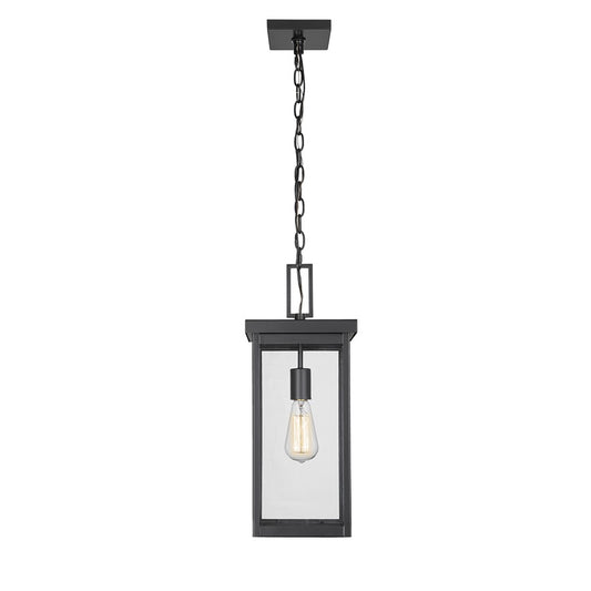 Millennium Lighting Barkeley 1Lt Outdoor Hanging Lantern, Black - 42607-PBK