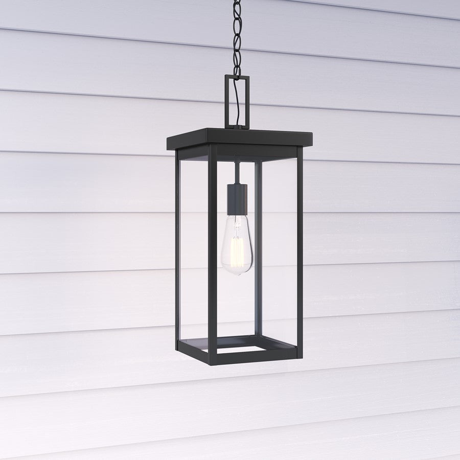 Millennium Lighting Barkeley 1Lt Outdoor Hanging Lantern, Black