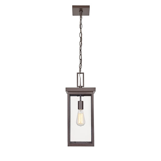 Millennium Barkeley 1Lt Outdoor Hanging Lantern, Bronze/Clear - 42607-PBZ