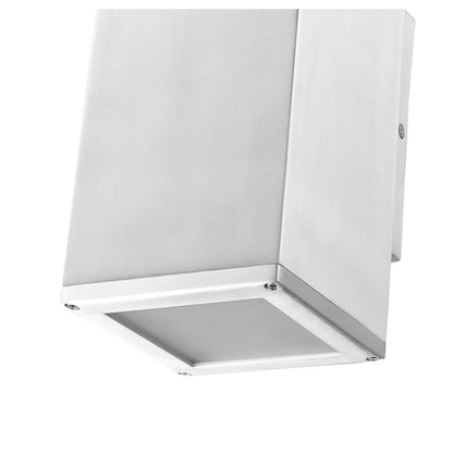 Millennium Vegas 1Lt 5.5" Outdoor Wall Sconce, Aluminum/Frosted