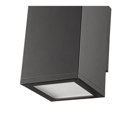 Millennium Lighting Vegas 1Lt 11" Outdoor Wall Sconce, Black/Frosted