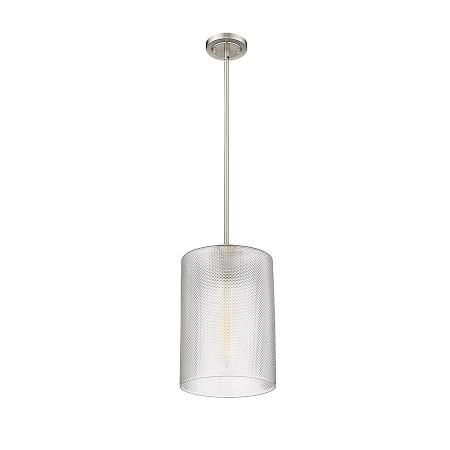 Millennium Lighting Olena 1Lt Pendant, Brushed Nickel