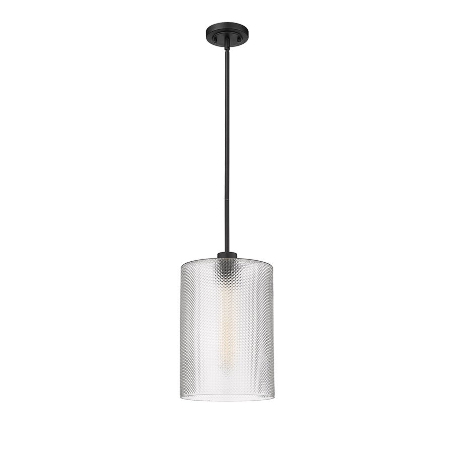 Millennium Lighting Olena 1 Light Pendant, Matte Black