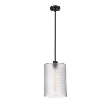 Millennium Lighting Olena 1 Light Pendant, Matte Black