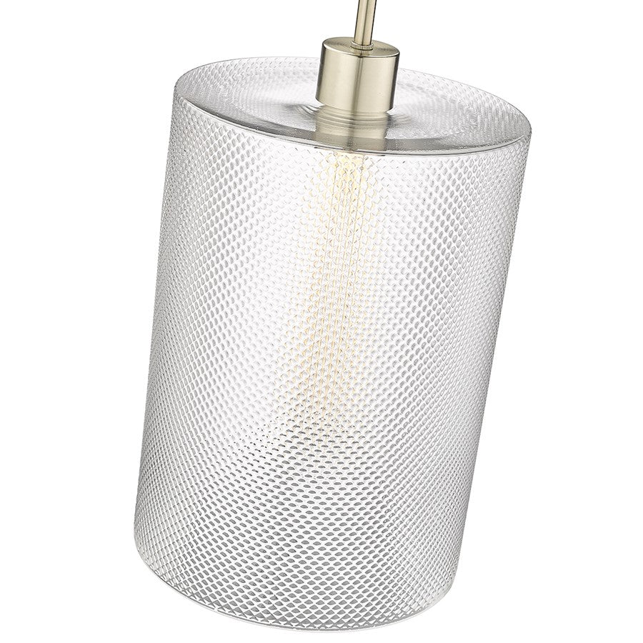 Millennium Lighting Olena 1 Light Pendant, Modern Gold