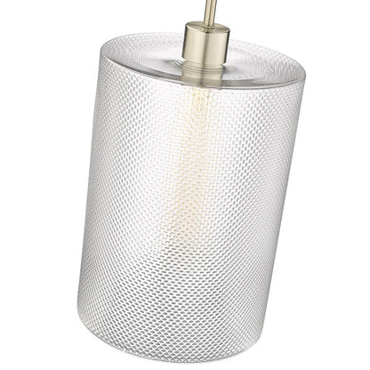Millennium Lighting Olena 1 Light Pendant, Modern Gold