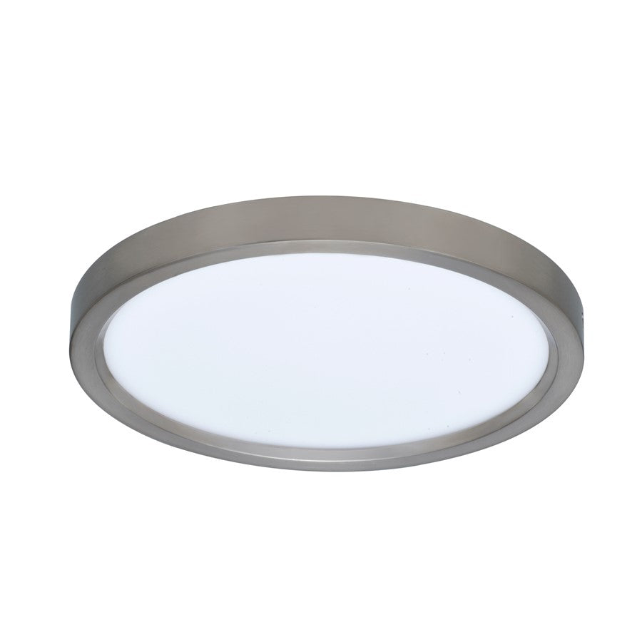 RP Lighting 1Lt 15" LED Ceiling Mount, 27.5W 3K, NK/Frosted - 4350-1BN-3K-15