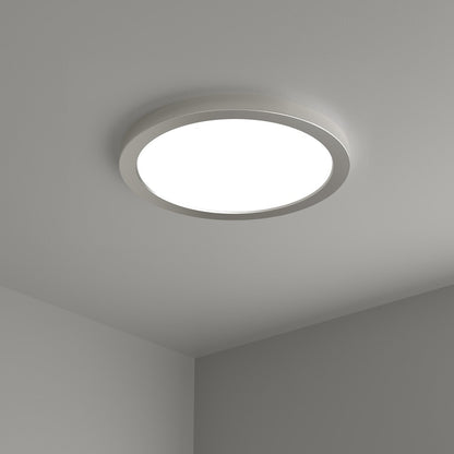 RP Lighting Slim Edge-Lit 12" LED Disc, Brushed Nickel