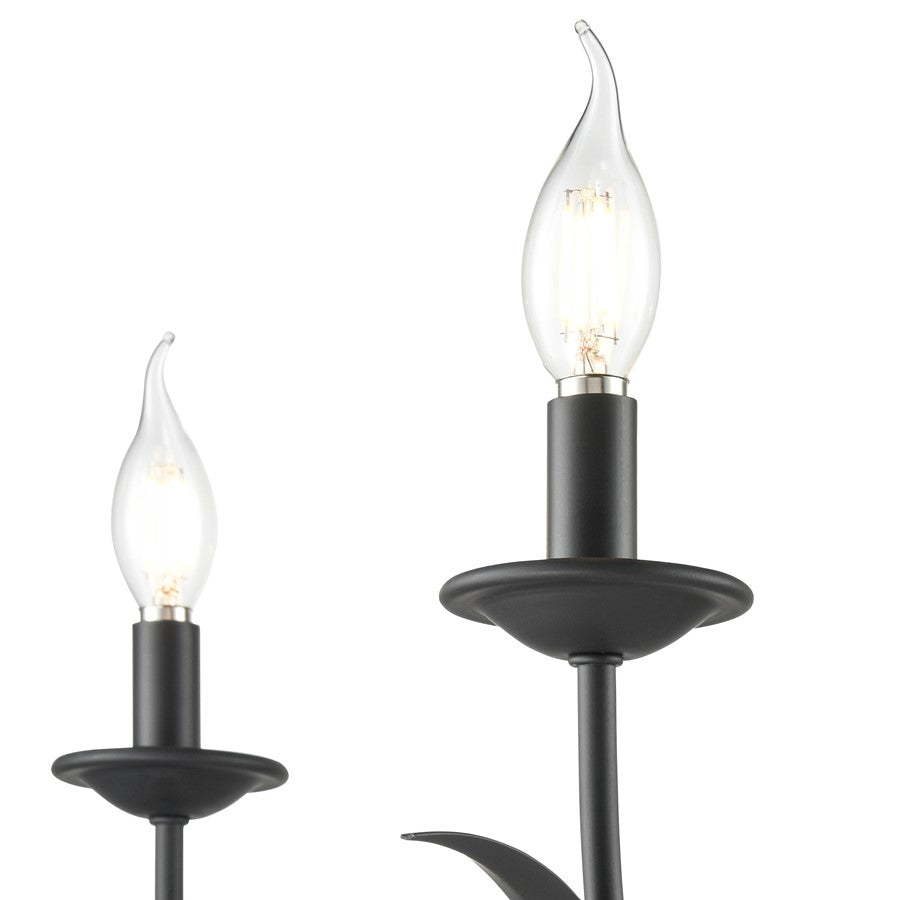 Millennium Lighting Charlize 5Lt 30" Chandelier, Black