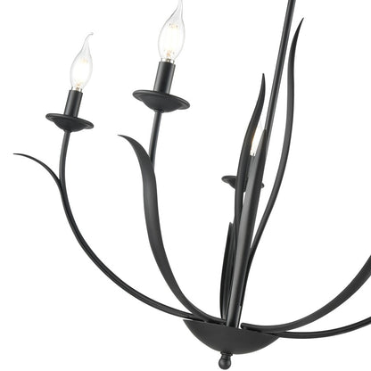 Millennium Lighting Charlize 5Lt 30" Chandelier, Black
