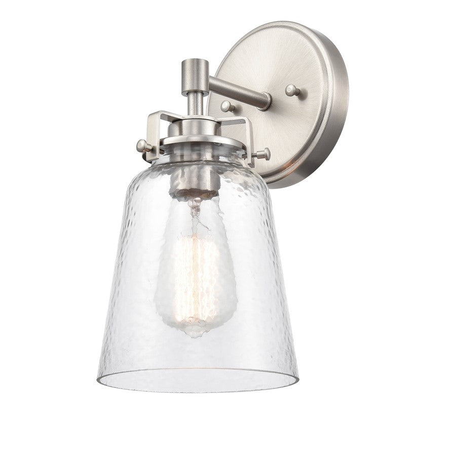 Millennium Lighting Amberose 1Lt Wall Sconce, Brushed Nickel
