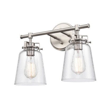 Millennium Lighting Amberose 2Lt Vanity, Brushed Nickel