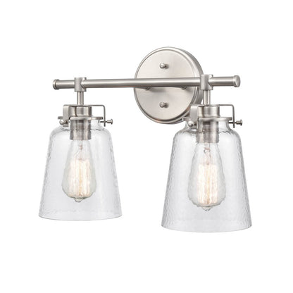 Millennium Lighting Amberose 2Lt Vanity, Brushed Nickel