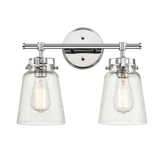 Millennium Lighting Amberose 2Lt Vanity, Chrome - 4412-CH