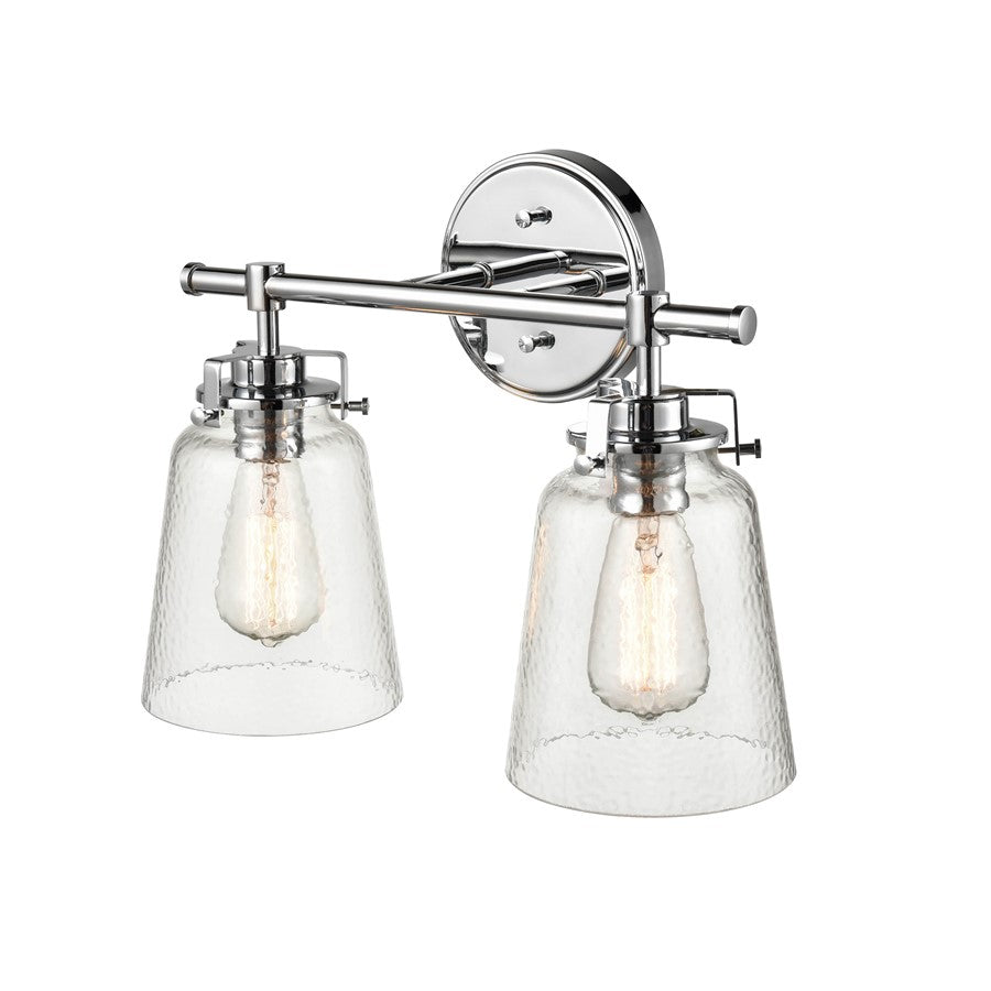 Millennium Lighting Amberose 2Lt Vanity, Chrome