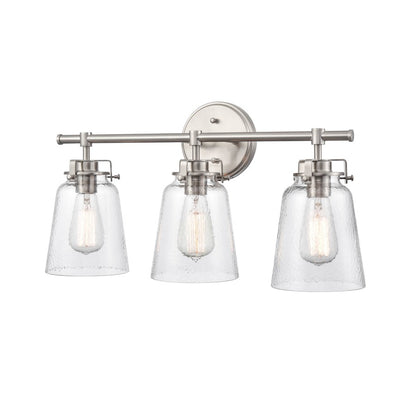 Millennium Lighting Amberose 3Lt Vanity, Brushed Nickel
