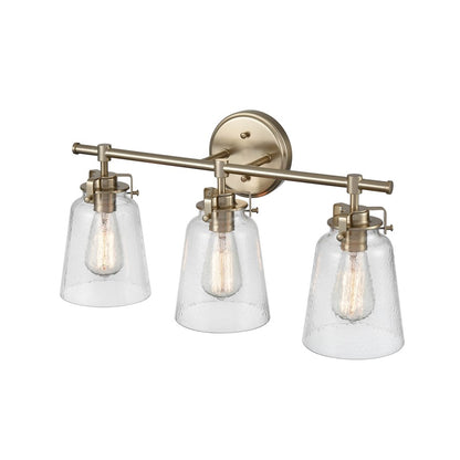 Millennium Lighting Amberose 3Lt Vanity, Modern Gold