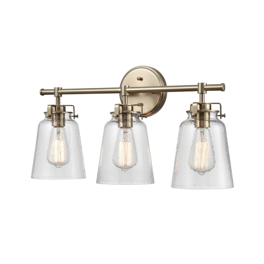Millennium Lighting Amberose 3Lt Vanity, Modern Gold