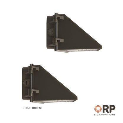 RP Lighting Wall Pack 12.75" Full Cutoff LED Light, Bronze