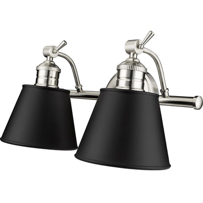 Millennium Lighting Layne 2Lt Vanity, Brushed Nickel
