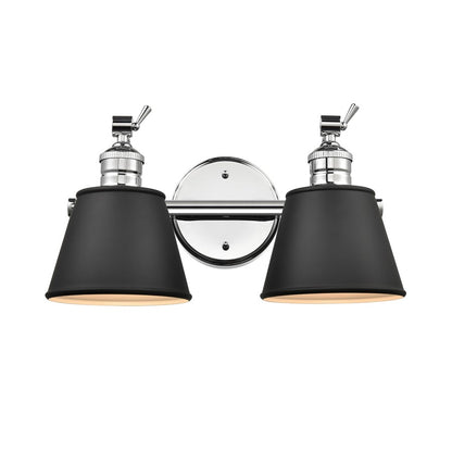 Millennium Lighting Layne 2Lt Vanity, Chrome - 4462-CH