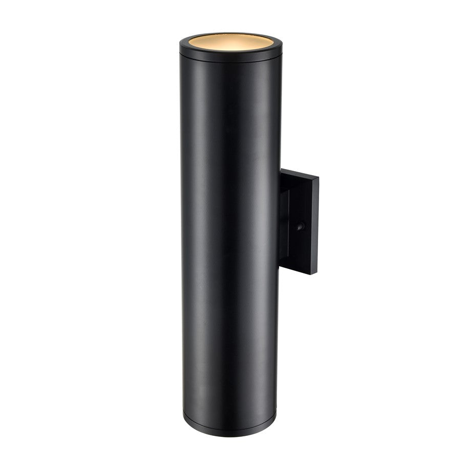 Millennium Lighting Vegas 2Lt Outdoor Wall Sconce, Black
