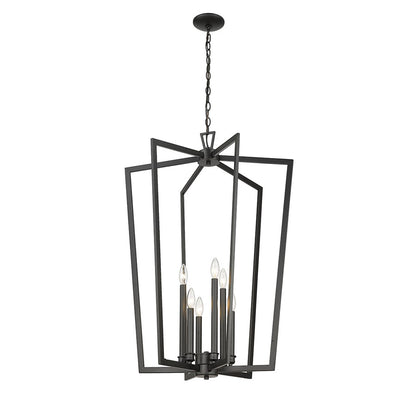 Millennium Lighting Lizabeth 6Lt Pendant, Black