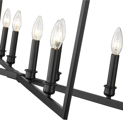Millennium Lighting Lizabeth 8Lt Chandelier, Black