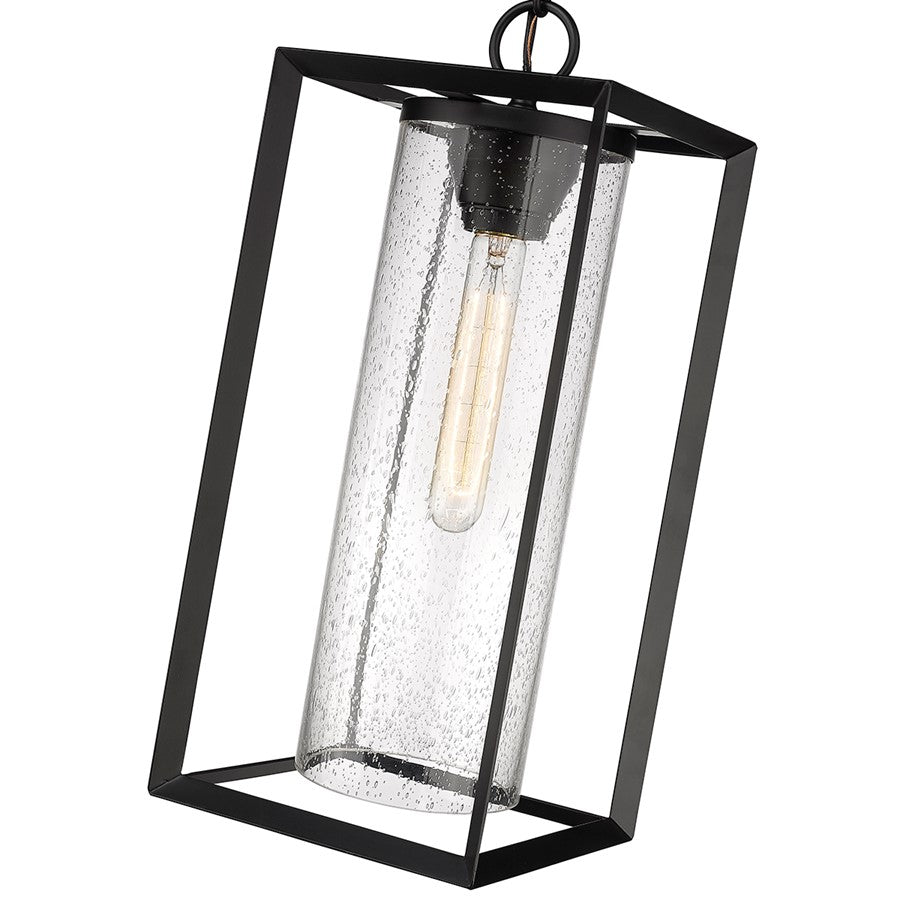 Millennium Lighting Wheatland 1Lt Outdoor Hanging Lantern, Black