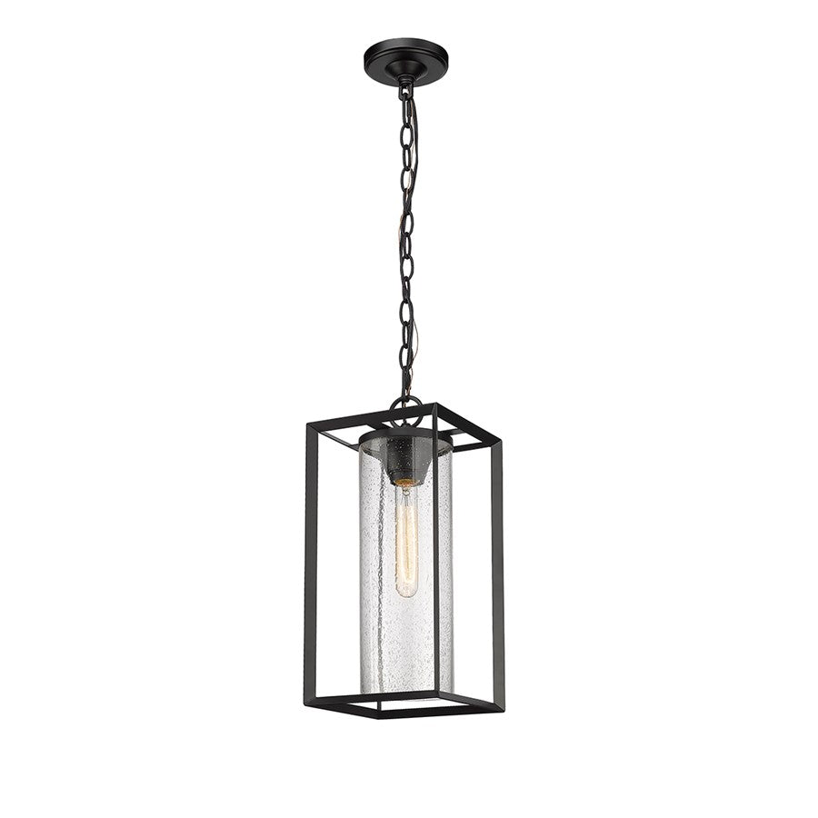 Millennium Lighting Wheatland 1Lt Outdoor Hanging Lantern, Black