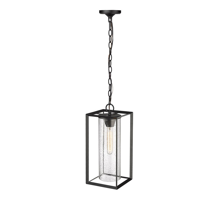 Millennium Lighting Wheatland 1Lt Outdoor Hanging Lantern, Black