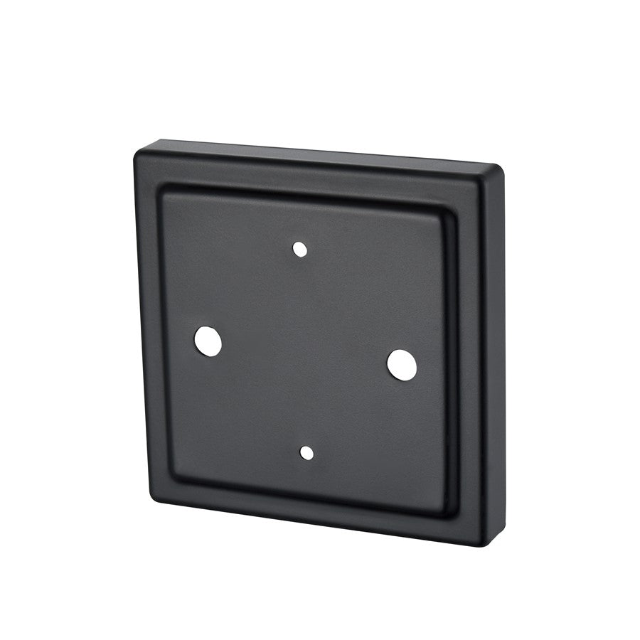 Millennium Lighting Iversen 4Lt 30" Vanity, Black/Clear Reeded