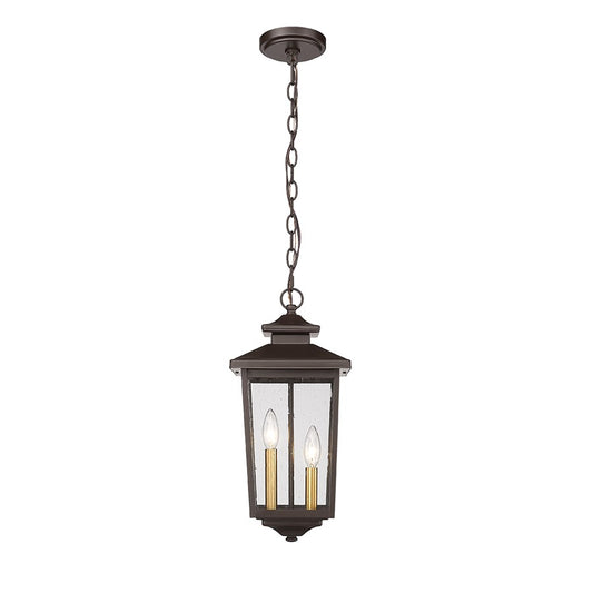 Millennium Lighting Eldrick 2Lt Outdoor Pendant, Coated Bronze - 4643-PBZ