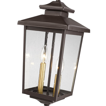 Millennium Lighting Eldrick 2Lt Outdoor Pendant, Coated Bronze