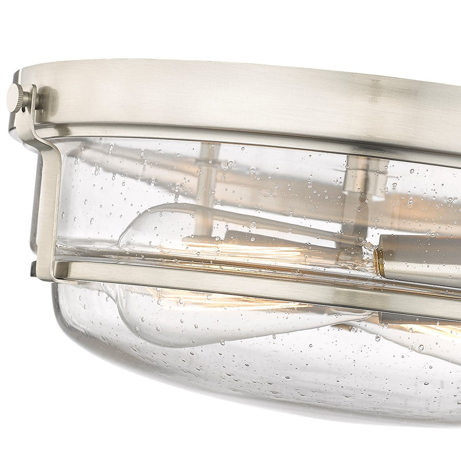 Millennium Lighting Mayson 2Lt Flushmount, Brushed Nickel