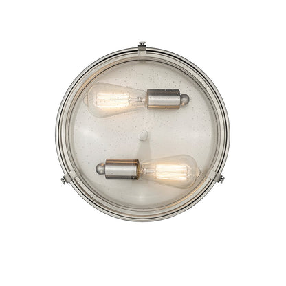 Millennium Lighting Mayson 2Lt Flushmount, Brushed Nickel