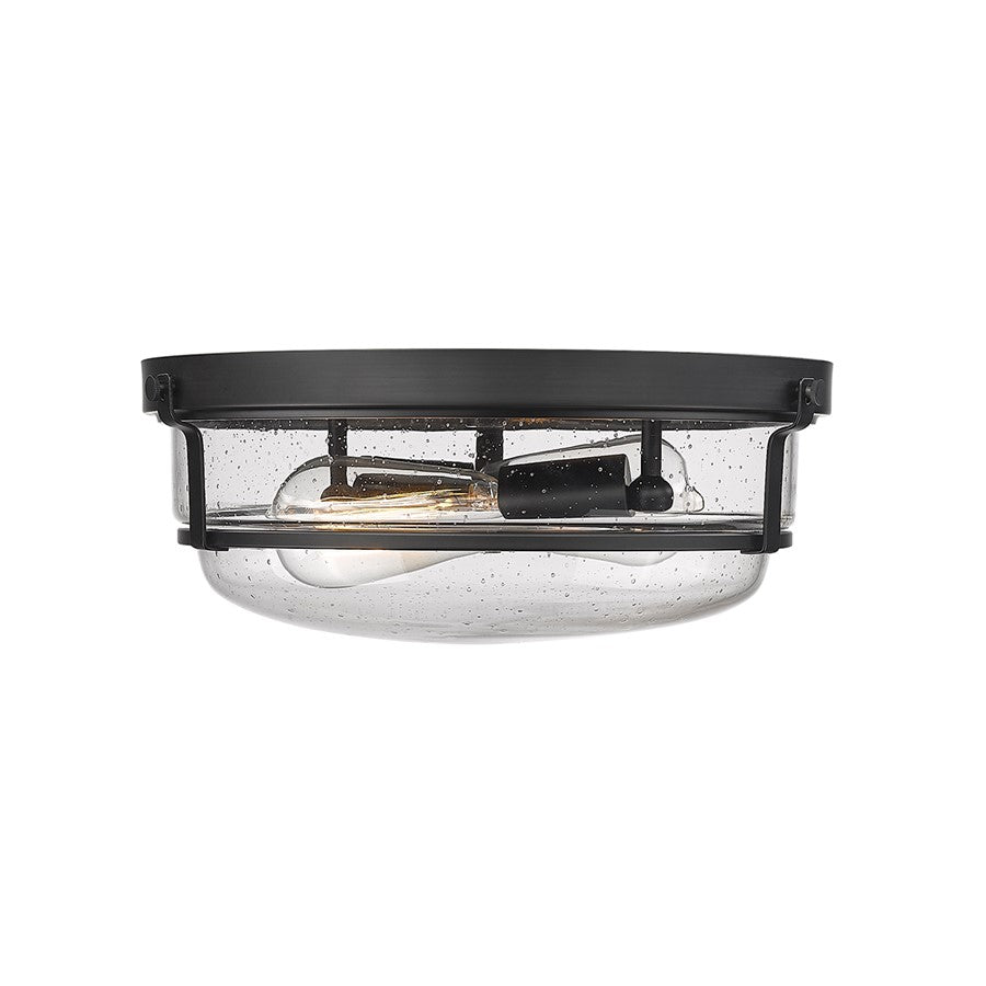 Millennium Lighting Mayson 2Lt Flushmount, Black - 4652-MB