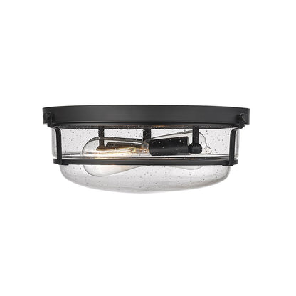Millennium Lighting Mayson 2Lt Flushmount, Black - 4652-MB