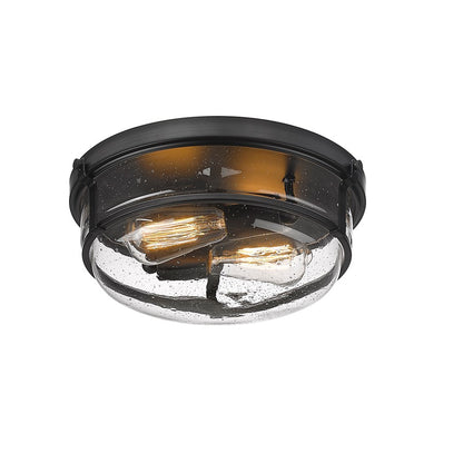 Millennium Lighting Mayson 2Lt Flushmount, Black