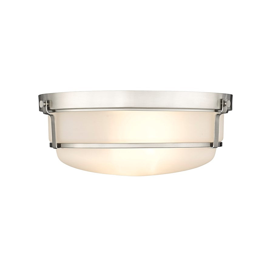 Millennium Lighting Arlson 2Lt Flushmount, Brushed Nickel - 4662-BN