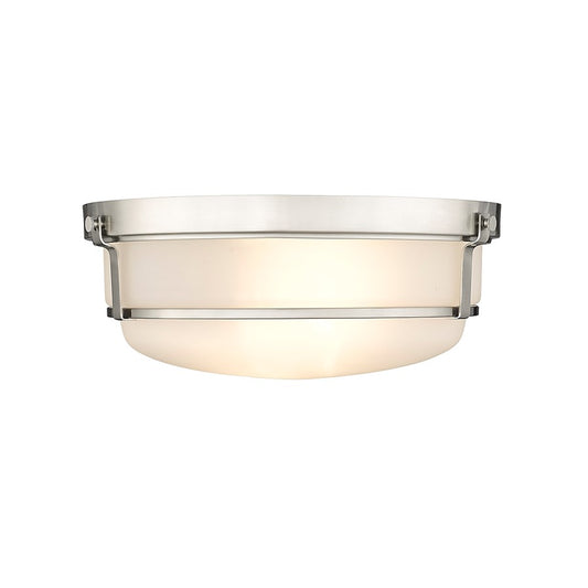 Millennium Lighting Arlson 2Lt Flushmount, Brushed Nickel - 4662-BN