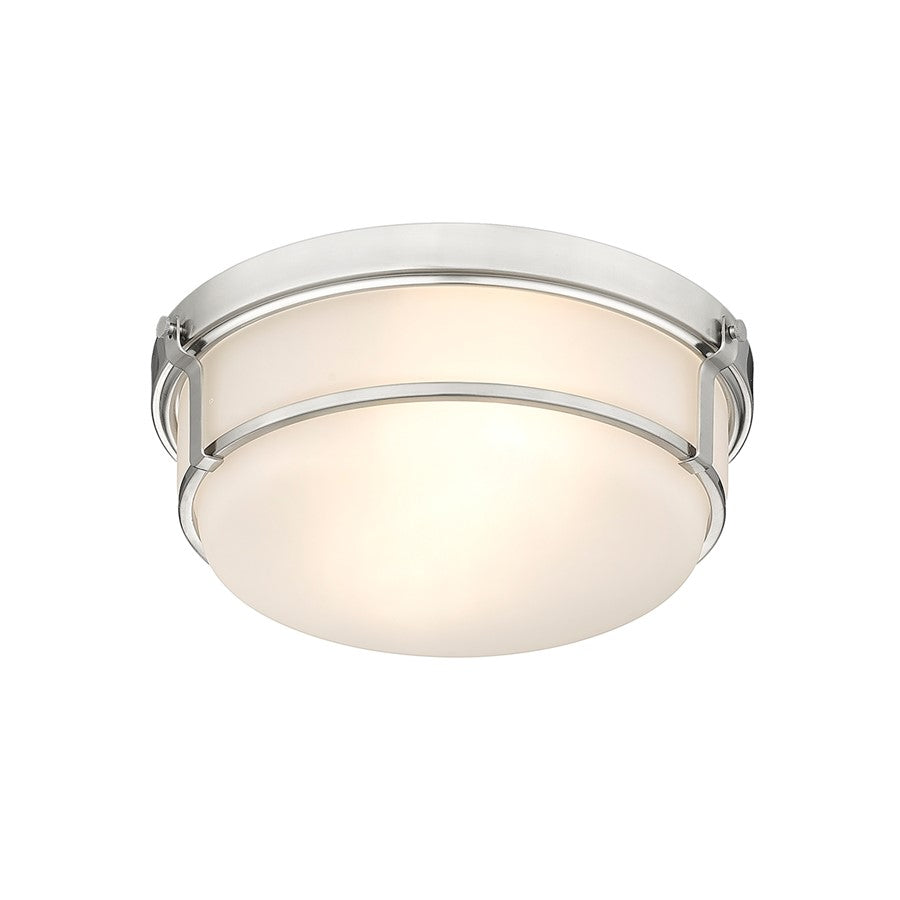 Millennium Lighting Arlson 2Lt Flushmount, Brushed Nickel