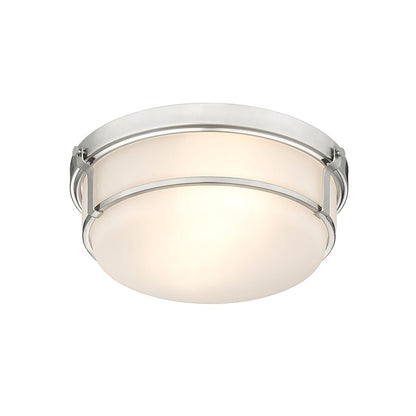 Millennium Lighting Arlson 2Lt Flushmount, Brushed Nickel