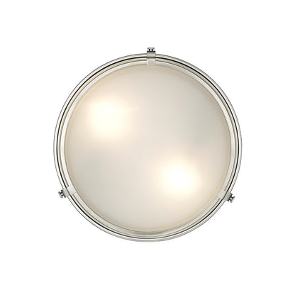 Millennium Lighting Arlson 2Lt Flushmount, Brushed Nickel