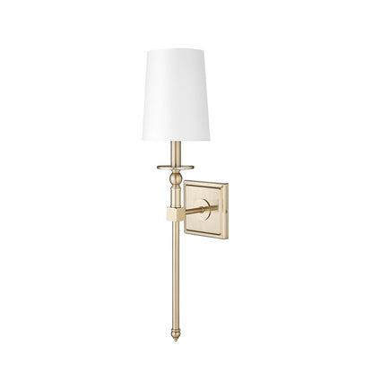 Millennium Lighting 1Lt Wall Sconce/Square, Modern Gold/White