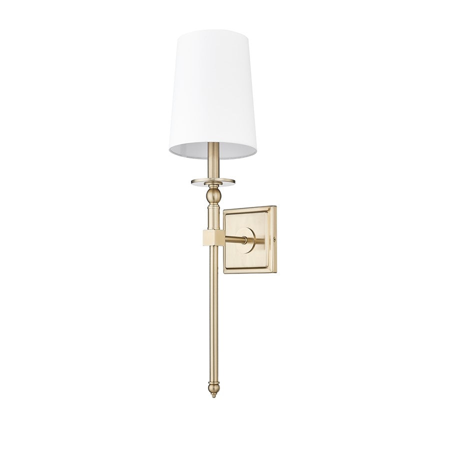 Millennium Lighting 1Lt Wall Sconce/Square, Modern Gold/White