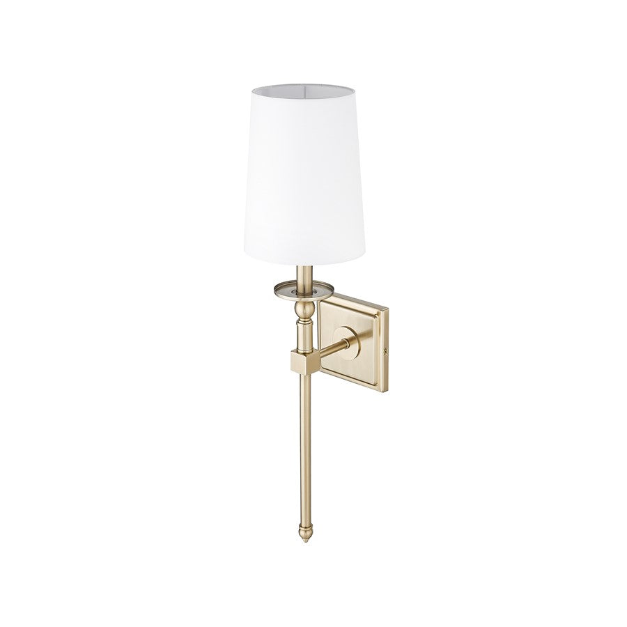 Millennium Lighting 1Lt Wall Sconce/Square, Modern Gold/White