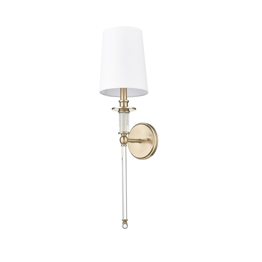 Millennium Lighting 1Lt Wall Sconce/Round, Modern Gold/White